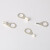 欧式OT1-4冷压端子1.5 2.5-3 5 6 8 10 圆型裸铜线鼻子焊口接线耳 OT2.5-6 100个 2.5平分线-6