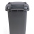 海斯迪克 HK-366 户外厂房垃圾桶 塑料分类垃圾箱 灰色 加厚50L不带轮