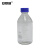 安赛瑞 蓝盖丝口试剂瓶 实验室螺口密封瓶试剂瓶螺纹带刻度丝口玻璃瓶大口瓶 白色透明 1000ml 600639