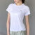 理德贵宾夏天穿冰丝高腰弹力女士紧身短袖2好看的新款运动T恤女夏季透气健 气质皮粉（卡码拍大） S（建议80-95斤）