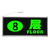 沪凛威 楼层指示灯安全出口指示灯 疏散灯紧急疏散逃生标志灯 数字中英文款 下单备注楼层号
