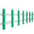 德威狮  草坪护栏 隔离栏PVC塑钢花园围栏栅社区幼儿园绿化护栏  50厘米高X100厘米长（墨绿色）单位：件