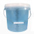 定制适用带刻度的塑料桶带盖20L10储水浇花奶茶计量杯消毒配比专用桶 10L透明桶机打刻度-特厚带