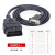 青芯微 OBD2 16PIN TO DB9 Serial RS232 OBD转DB9串口线延长连接线 DB9转接线(定义一)1.1米