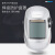 JALU电焊面罩真彩自动变光头戴式氩弧焊专用神器高清大屏智能焊帽 银色POP-1真彩双液晶 智能变光面罩+20保护片
