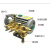 220v高压清洗机QL280/380型洗车机刷车器配件铜泵头总成 380圆形加厚铜泵头总成+压力表送修理包