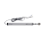 米朗KPM18两端鱼眼拉杆式位移传感器预应力电阻尺机械手臂电子尺裂缝计电子尺铰接拉杆式位移传感器 KPM18-250mm