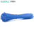 伊莱科（ELECALL）自锁式尼龙扎带加宽加厚束线理 线带捆扎绑带 电线整理大号强力加强塑料扎线 A级 ELEU-A5 蓝色 400mm长（100根/包）2包