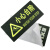 海斯迪克 HKC-635 消防自发光标识 安全警示标志贴纸（小心台阶）10片14.5*29.3cm