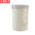 京洲实邦【15.5L白色】大理石纹无盖圆筒垃圾桶ZJ-0073