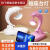 GJXBP创意多功能插座海豚小台灯一体带USB充电家用卧室床头智能小夜灯 粉色海豚不带USB款0.8米