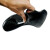 大杨PLA187防滑元宝靴水靴 黑色1双 41码 PVC耐油耐酸碱防水低帮雨鞋 定制