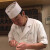 定制适用于日式厨师帽子寿司店料理餐厅厨房帽和风日料卫生帽食堂 黑色网顶 魔术贴调节