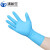 沸耐笙 FNS-05697 加长加厚一次性手套丁晴橡胶防油 蓝色12寸丁腈手套 20只/包 S 包