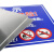 冰禹 国标安全标识(禁止吸烟) 29.3×11cm 铝板UV 建筑工地警示标语安全标识牌 BYT-119