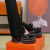 依百代（yibaidai）小个子9cm增高鞋女款2024春夏新款玛丽珍鞋运动休闲魔术贴单鞋潮 全新升级版黑色 34