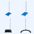 铁架台铁架台机械搅拌器半圆支架滴定台不锈钢烧瓶夹冷凝管夹蝴蝶夹铁三环实验室大号试管夹烧杯夹十字夹铁 铁架台300*180铸铁