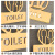 简约创意男女厕所标牌个性洗手间指示牌高档公厕公共卫生间标识牌 推 磨砂黑 15x15cm