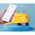 风扇帽太阳能安全帽带风扇的夏季男工地空调头盔制冷双风扇遮阳帽子智能FZB 黄色6风扇【16000大风力款】