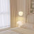 TLXT床头吊灯感轻奢吊线灯可调光走廊过道小吊灯现代简约主卧床头 花朵款-白色-单色白光