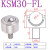 圆柱直筒精密型万向球KSM22-FL万向滚珠轴承螺杆重型牛眼轮实心 KSM30-FL(整体不绣钢