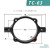 适用SC标准气缸附件固定安装支架中摆TC-M322F40-125底座气动配件 TC-63 中摆