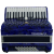 鹦鹉（YINGWU）120BS 键盘三/四排簧手风琴乐器成人初学者手风琴儿童演奏 60贝司 红色 YW823