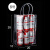 透明手提袋pvc礼品袋小加厚塑料礼物包装袋网红手拎袋子定制 高28*长20*宽10cm 100个