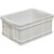千井白色塑料箱周转箱长方形级加厚塑胶箱养鱼养龟箱收纳盒储物箱 F320箱(外径:350*265*120) 白色不带盖（级PE料）