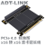 杨笙福ADT显卡延长线 PCIE4.0x16 适配ATX电1脑机箱 显卡90度高速 R33SF-SI-4.0-银色线 4.0x16平 0.10m