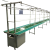 电子厂生产线防静电工作台自动化装配线铝型材流水线输送带传送带 带灯架流水线皮带宽40cm米