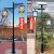 定制适用户外3米景观灯led公园小区防水复古灯笼中式仿古太 双头圆杆5米太阳能款