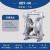 气动隔膜泵QBY-50不锈钢铝合金PP耐腐蚀压污水胶启动水泵 QBY-65铝合金+橡胶(2.5寸)
