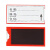 共泰 磁性标签 标示牌物料卡标牌贴磁铁分类牌标签磁吸标识牌 软磁全磁 100*200mm 红色 1个