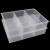 冰禹 BYA-464 透明无盖存储盒 零配件物料分类盒 电子元件整理盒 六格托盘