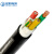 起帆电线电缆 YJVR3*6+1*4平方国标电力电缆 绝缘护套软电缆 1米 黑色 100米起售