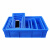 稳斯坦 WST074 加厚塑料周转箱 零件元件物流收纳箱物料工具盒 2号浅盘#570*375*80