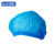 苏识 一次性头套 条型帽双筋 蓝色 均码 顶 3370004