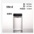 透明高硼硅玻璃样品瓶试剂瓶实验分装瓶耐腐蚀耐高温瓶广口密封瓶 透明90ml硅胶垫