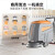 商用洗地机手推式工业工厂车间用拖地机超市商场物业擦地机 RS-MS55
