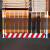 基坑护栏网交通设施建筑工地警示围栏安全围挡定型化临边防护栏杆 1.5*2m黑黄/网格