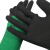 乳胶发泡手套劳保耐磨防滑塑胶橡胶浸胶透气工作劳动防护手套干活 耐磨发泡王300#12双绿色 L