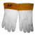 AP友盟 AP-1102 白色牛青皮短袖筒TIG手套 1对 XL 