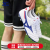 美津浓（MIZUNO）足球鞋男鞋 新款NEO SELECT II胶质AG钉鞋低帮耐磨训练鞋 AG胶质短钉/白色/蓝色 40(内长255mm)