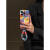 EOENKK彩色涂鸦耳机书包斜挎手绳适用iPhone13手机壳苹果14promax硅胶15 彩虹云朵+蓝色手绳 iPhone13ProMax
