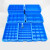 长方形塑料盒子分格箱零件多格螺丝盒整理盒周转箱定制 470二十四格535320100 蓝色新料