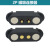 pogo pin磁吸式连接器公母带螺丝孔安装 弹簧顶针USB充电导电PIN 5P磁吸公母带耳