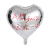 LOVE情人节小花束纸简约风鲜花包装纸520包花防水纸材料 爱心气球在一起银色20个/包