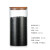 大小号高硼硅透明玻璃瓶茶叶杂粮收纳储物样品展示盒密封装饰 直径12厘米高25厘米+竹盖 (235