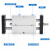 基克孚 小型气动大推力双轴双杆可调行程气缸 可调行程TNJ10*100-50 